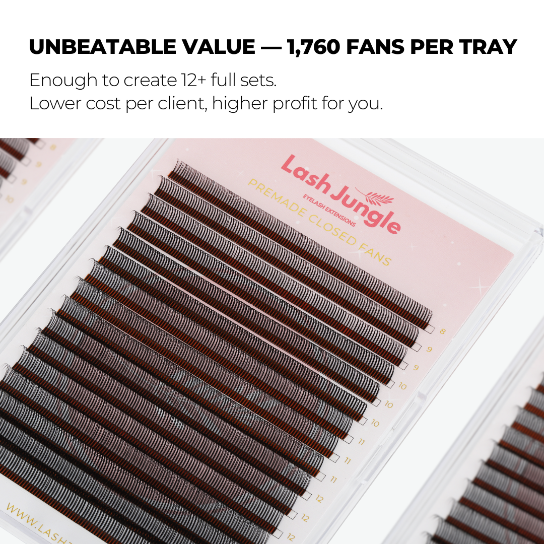 Premade Closed Fans (Clearance)