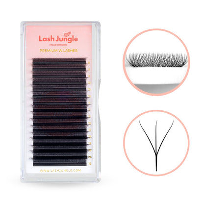 Premium 3D W lashes 0.07