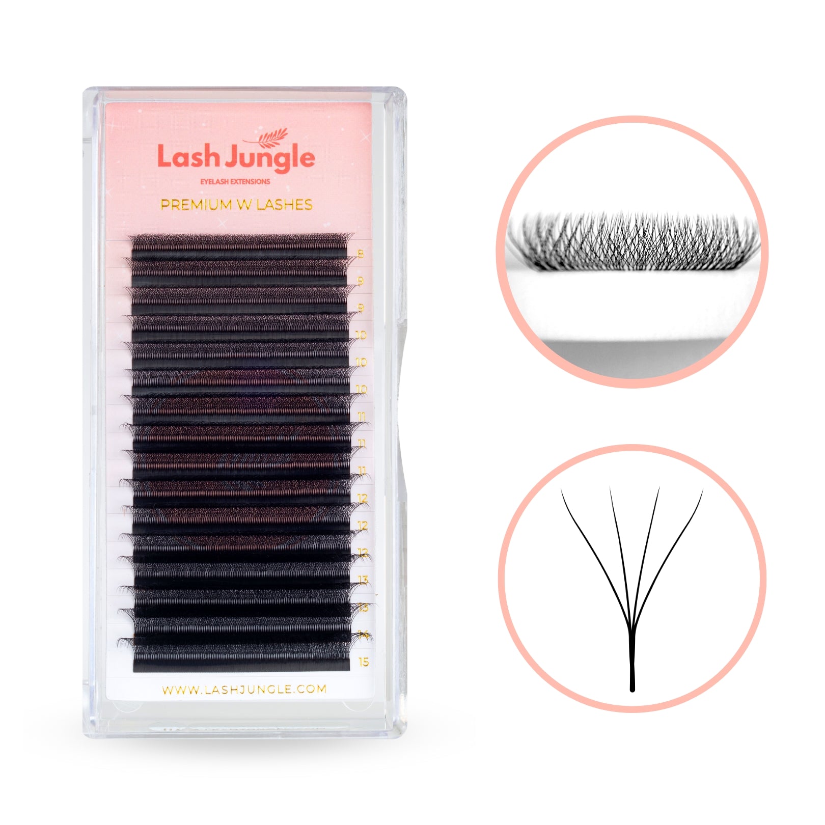 Premium W Lashes 4D 0.05