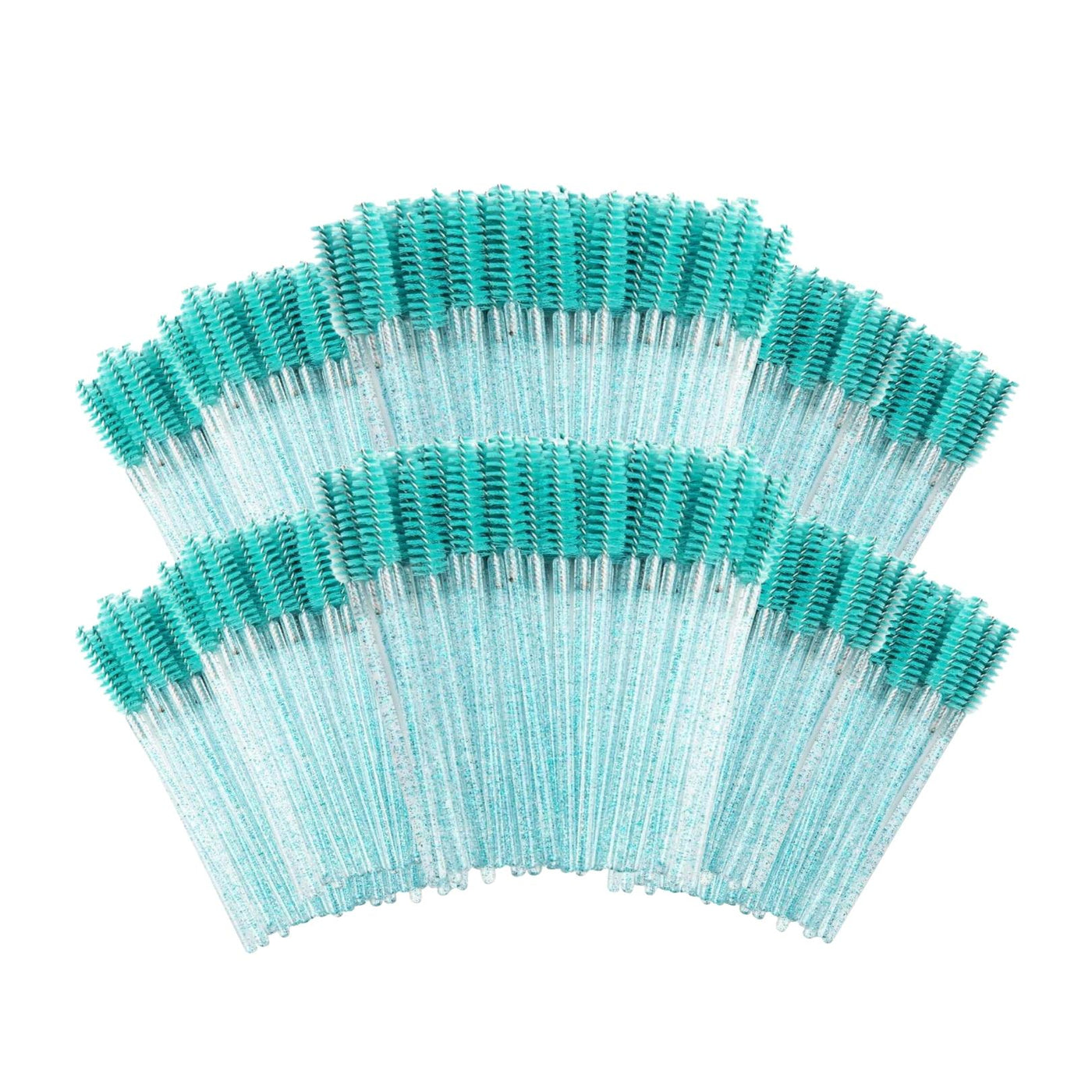 Glitter Mascara Wands Turquoise - 10 Pack