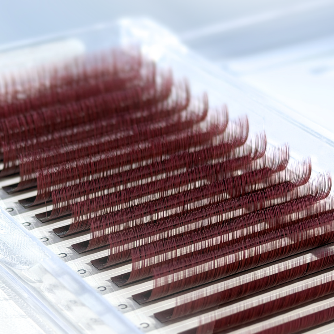 Velvet Wine Silk Volume Lashes