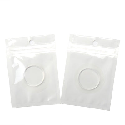 A pair of Easy Fan Volume Silicone Sticky Dots