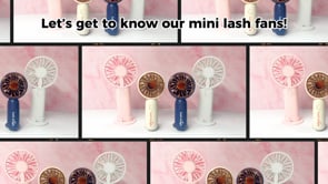 Mini Lash Fan for Eyelash Extension