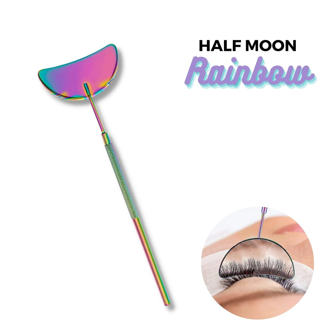 Rainbow Luna Large Lash Mirror for Eyelash Extensions
