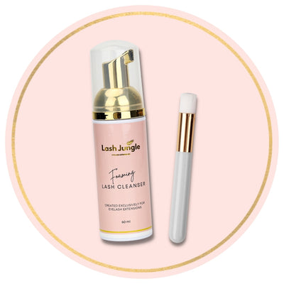 Foaming Lash Extensions Cleanser with Cleansing Brush