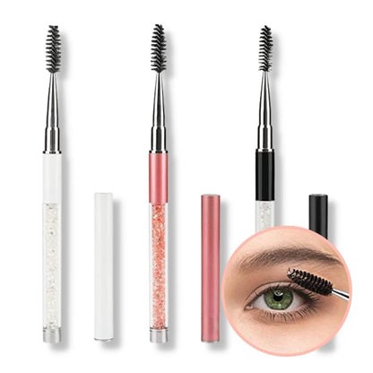 Crystal mascara wands for lash extensions