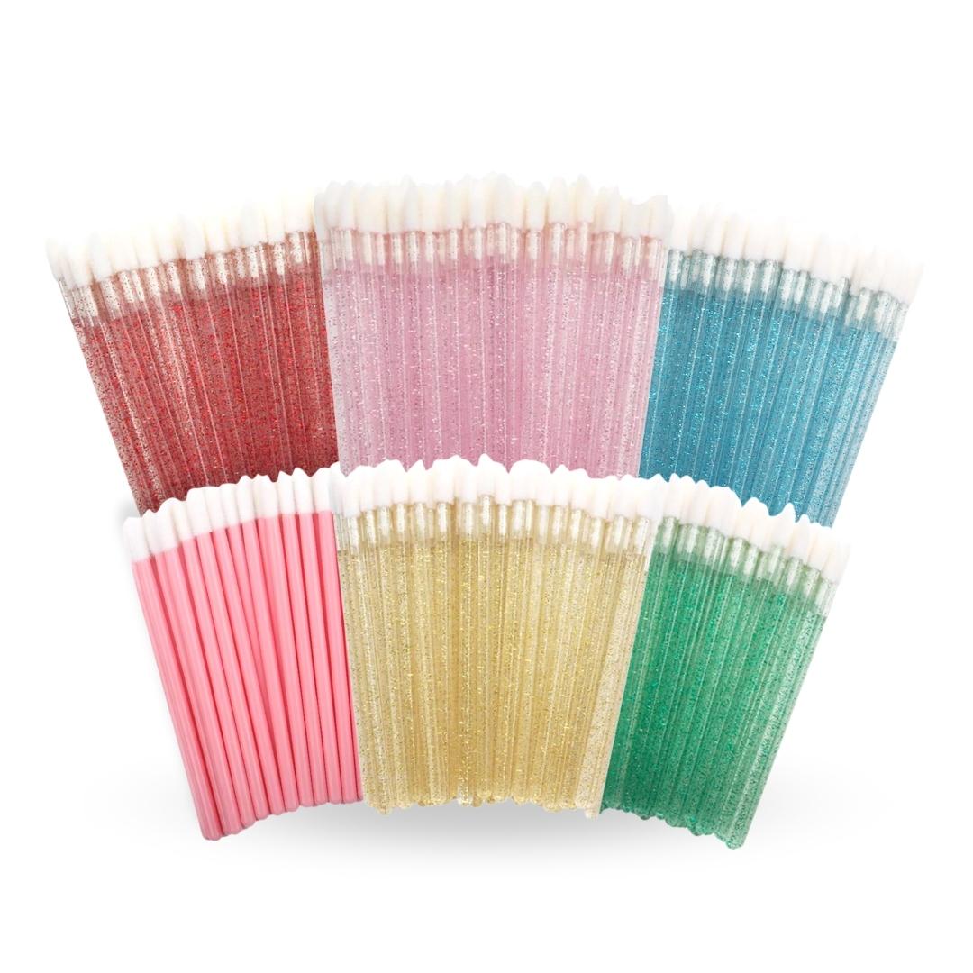 Flocked applicator for eyelash extensions lash jungle