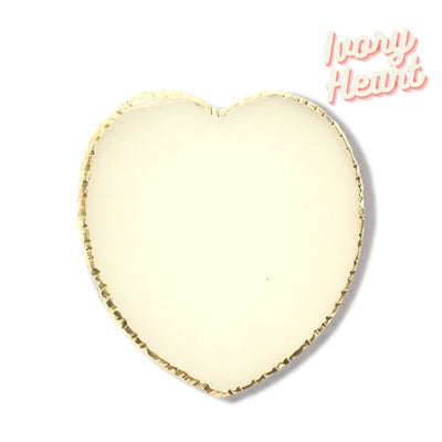 Gemstone Lash & Glue Holder Adhesive Palette - Yellow Heart