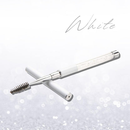 White crystal mascara wands for lash extensions