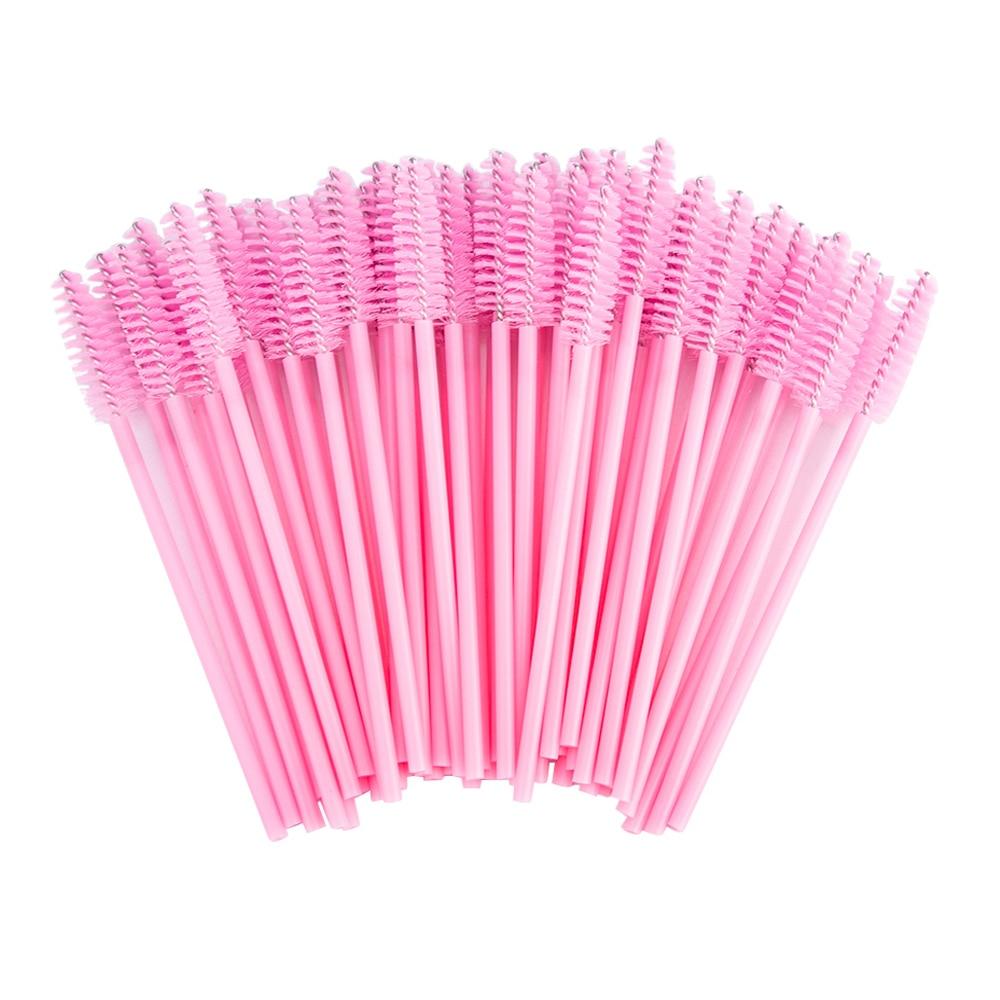Glitter Mascara Wands Light Pink - Plain Colour 